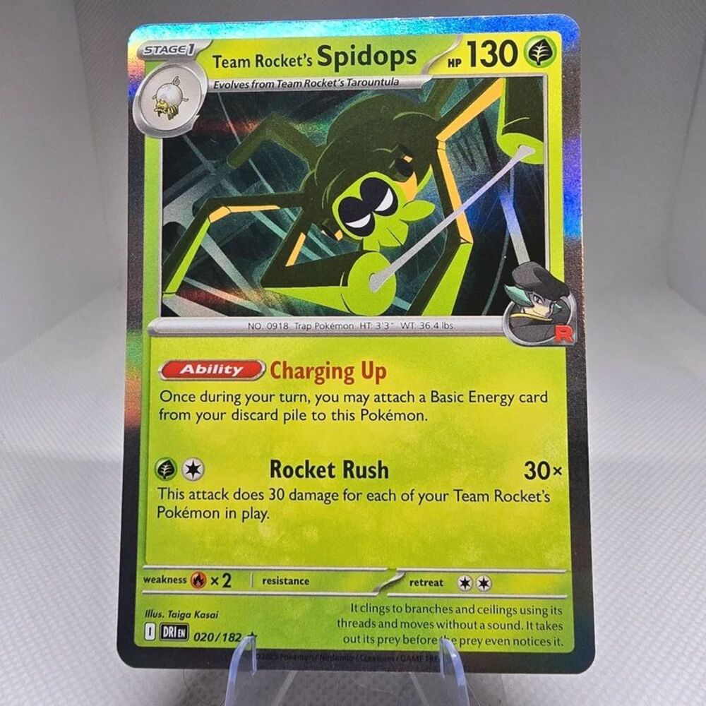 Team rocket's spidops 20 Pokemon destined rivals